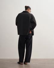 kancalı organik koton ceket antrasit 4