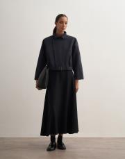 keten karışımlı bomber ceket lacivert 2