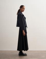 keten karışımlı bomber ceket lacivert 3