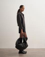 kazayağı desenli bomber ceket antrasit 3