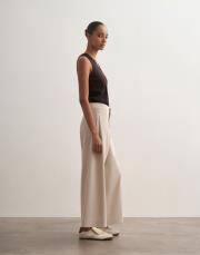 pileli geniş kesim pantolon taş 3