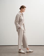 %100 organik koton dokulu gömlek taş 3