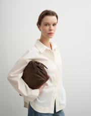 %100 organik koton dokulu gömlek bej 5