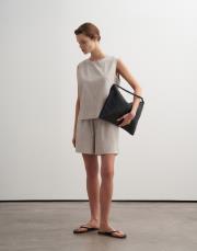 %100 organik koton dokulu kolsuz bluz taş 2