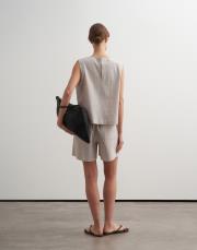 %100 organik koton dokulu kolsuz bluz taş 3