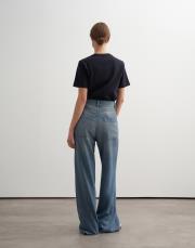 yüksek bel tensel jean mavi 3