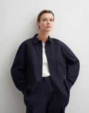 %100 koton balon form gömlek lacivert 4