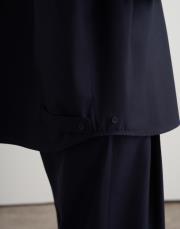 %100 koton balon form gömlek lacivert 5