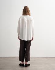 %100 keten gömlek ekru 3