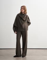 %100 keten pantolon haki 5