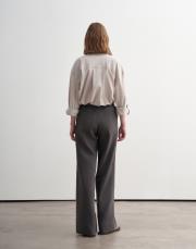 %100 keten pantolon antrasit 4