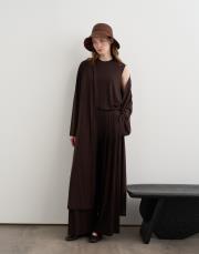 kemerli rayon kimono kahverengi 2