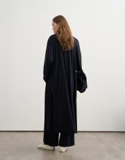 kemerli rayon kimono açık lacivert 2