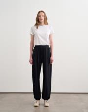 rayon dökümlü jogger pantolon lacivert