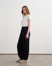 rayon dökümlü jogger pantolon lacivert 2