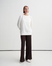 interlok sweatshirt ekru