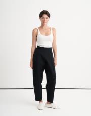 koton slouchy pantolon siyah