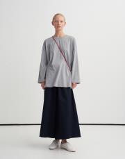 %100 koton basic tshirt gri