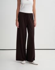basic rayon pantolon kahverengi 3