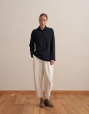 polo yaka sweatshirt lacivert