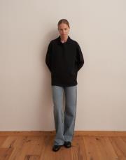 polo yaka sweatshirt siyah 4