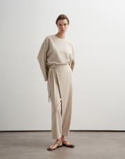 keten anvelop pantolon natürel